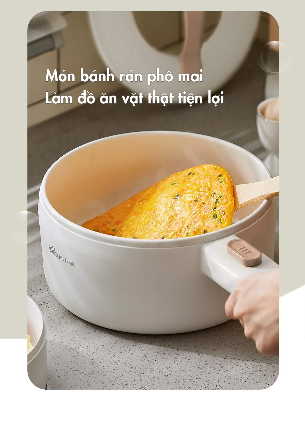 Nồi Nấu Đa Năng Bear Drg-E15P2 Kèm Xửng Hấp 28 Nồi Nấu Đa Năng Bear Drg-E15P2 Kèm Xửng Hấp