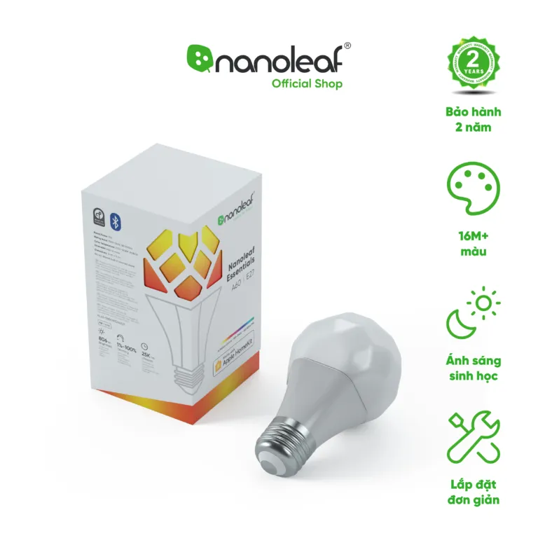 Bóng đèn thông minh Nanoleaf Essentials Bulbs