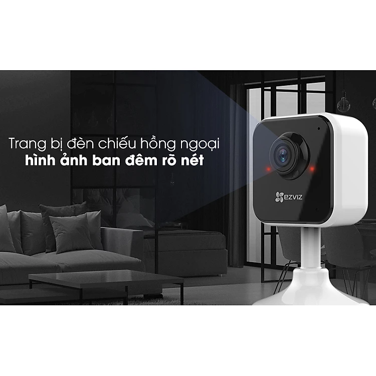 Camera Wifi Trong Nhà Ezviz H1C 2Mp 9 Camera Wifi Trong Nhà Ezviz Cs-H1C-R101-1G2Wr