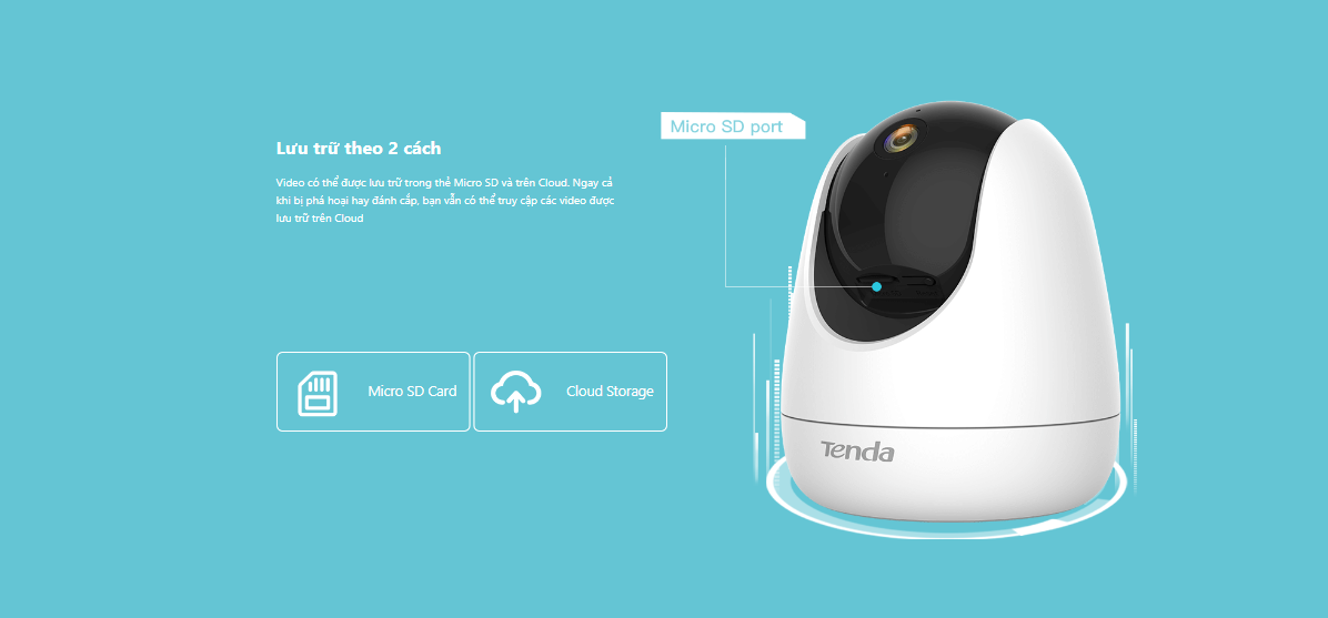 Camera An Ninh Wifi Tenda Cp6 Quay Quét 2K 18 Camera An Ninh Wifi Tenda Cp6 Quay Quét 2K
