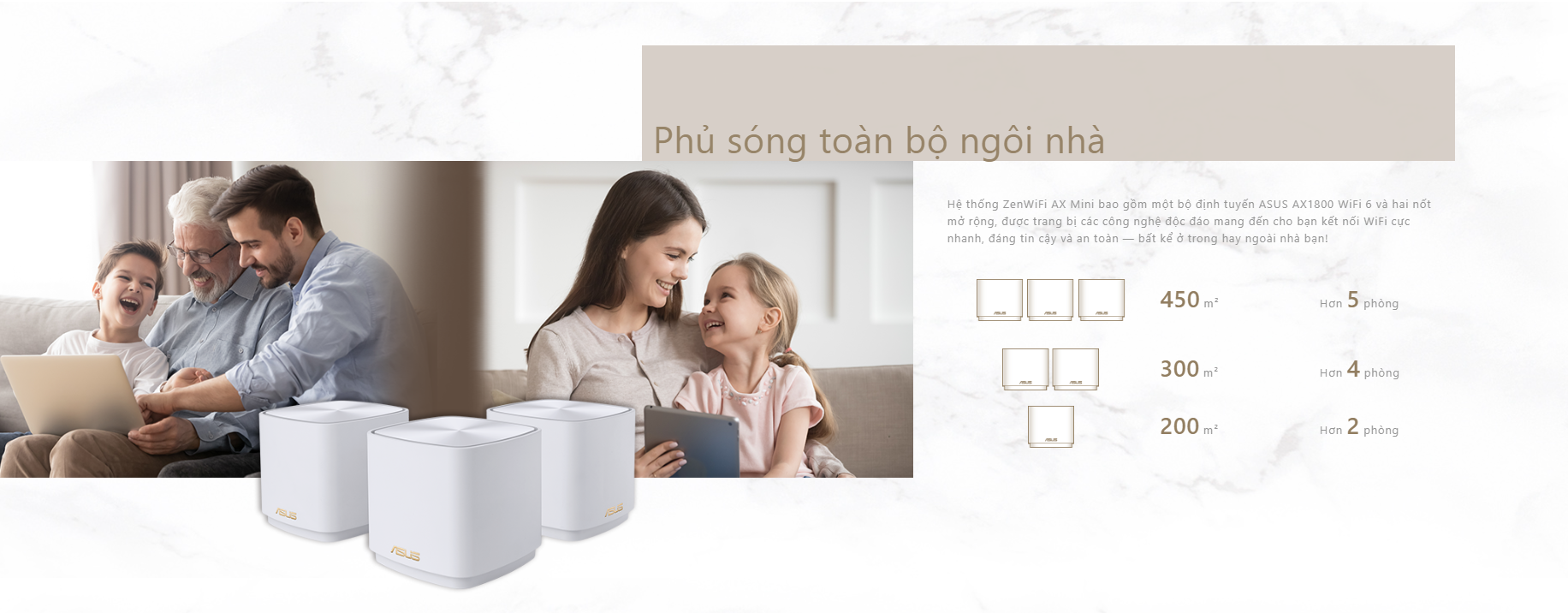 Bộ Phát Wifi Asus Zenwifi Mini Ax Xd4S (Wifi 6 Băng Tần Kép Mesh Wi-Fi Mu-Mimo) 13 Bộ Phát Wifi Asus Zenwifi Mini Ax Xd4S (Wifi 6 Băng Tần Kép Mesh Wi-Fi Mu-Mimo)