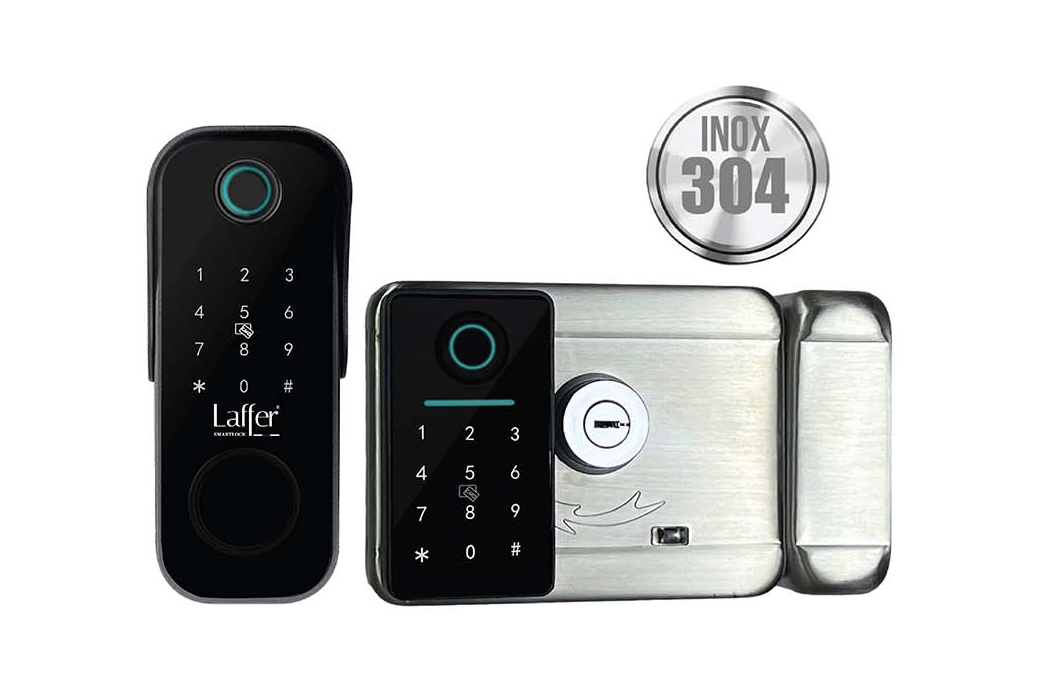 Khóa Cổng Vân Tay Thông Minh Laffer A18 Chống Nước 18 Khóa Laffer A18