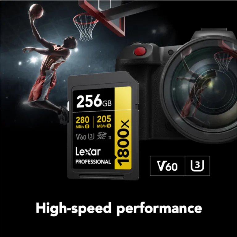 Thẻ nhớ Lexar SDXC Professional UHS-II 1800X U3 V60 | AKIA