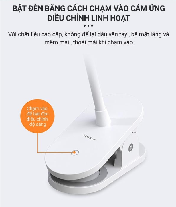 Đèn Kẹp Bàn Tích Điện Yeelight Led J1 Yltd10Yl 9 Đèn Kẹp Bàn Tích Điện Yeelight Led J1 Yltd10Yl