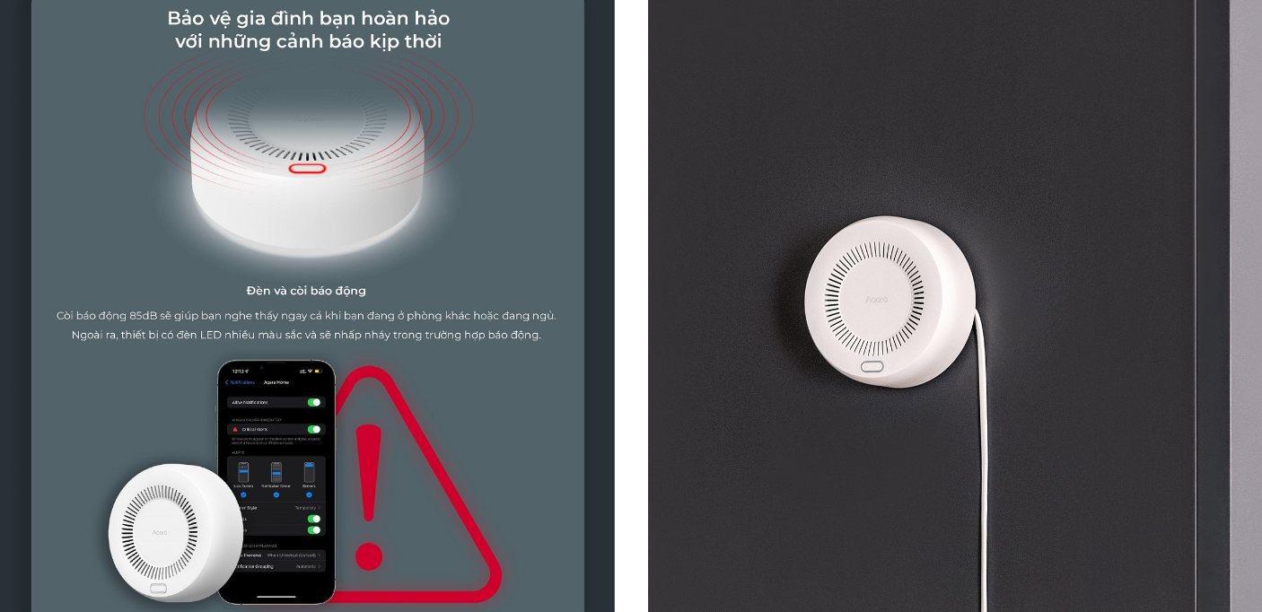 Cảm Biến Khí Gas Aqara Jt-Bz-03Aq/A 8 Cảm Biến Khí Gas Aqara