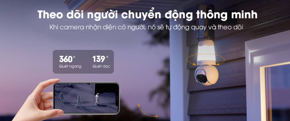 Camera Bóng Đèn Imou Ipc-S6Dp-3M0Web-E27 2K 3Mp Bulb Cam Wifi Xoay 360 Độ 18 Camera Bóng Đèn Imou Ipc-S6Dp-3M0Web-E27 2K 3Mp Bulb Cam Wifi Xoay 360 Độ