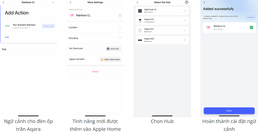 Cập Nhật Chức Năng Tạo Cảnh Aqara Trên Apple Home 6 Cập Nhật Chức Năng Tạo Cảnh Aqara Trên Apple Home