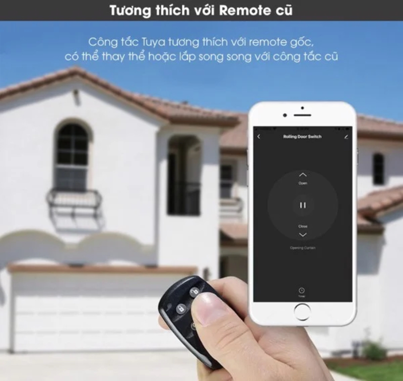 Top 8 Công Tắc Cửa Cuốn Thông Minh Bán Chạy Nhất 2023 20 Dùng Song Song Cả Công Tắc Thông Minh Tuya Wi-Fi Và Remote Cũ