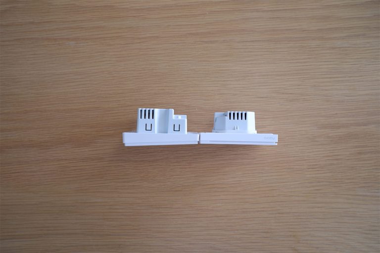 Công Tắc Vuông Thông Minh Aqara Zigbee D1 Và H1 31 Aqara H1 Lại Được Cải Tiến Với Phần Khung Kim Loại Chắc Chắn Phía Sau, Đi Cùng Với Đó Là Thiết Kế “Tràn Viền”