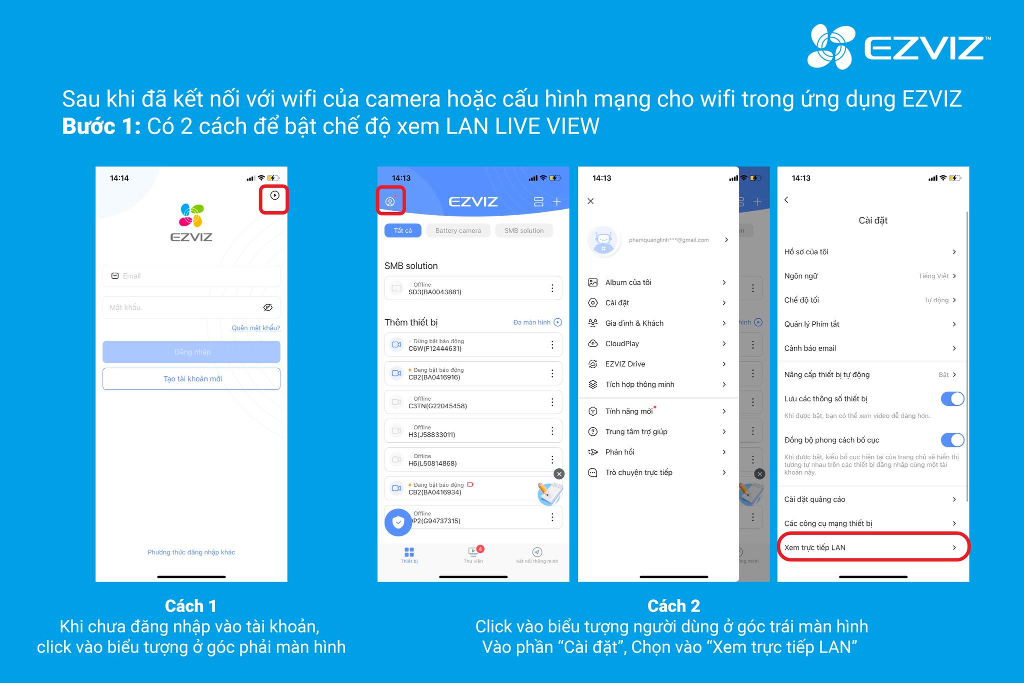 Hướng Dẫn Xem Trực Tiếp Camera Ezviz Bằng Lan Live View 9 Xem Trực Tiếp Camera