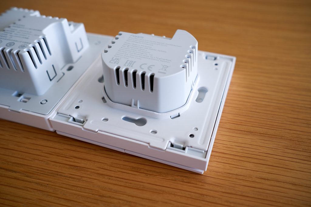 Công Tắc Vuông Thông Minh Aqara Zigbee D1 Và H1 32 Công Tắc Aqara H1 Bổ Sung Đế Ấm Tròn