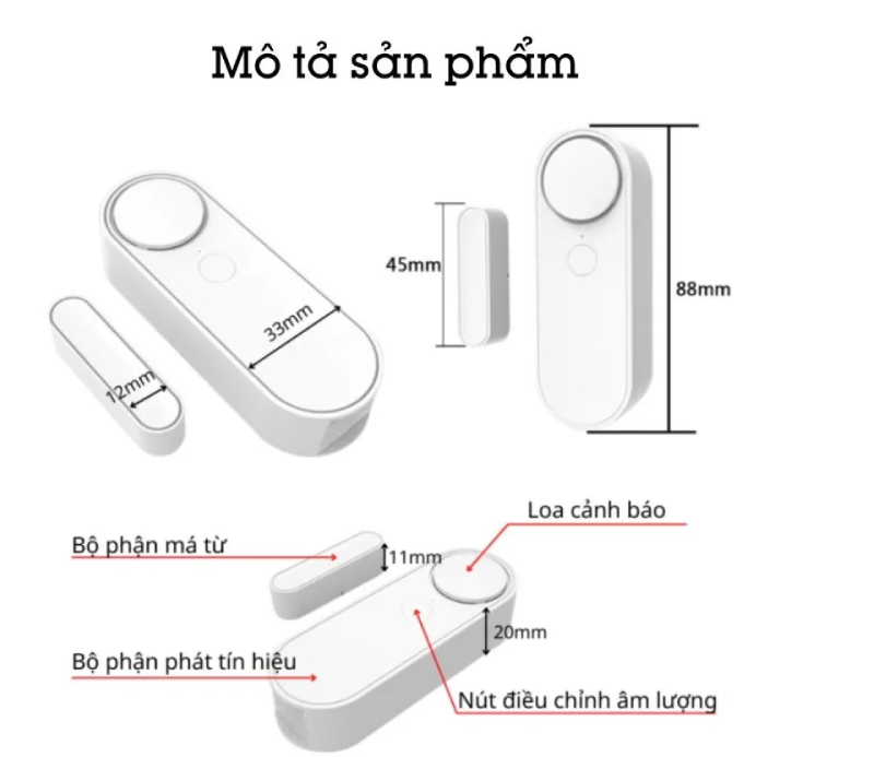 Cảm Biến Cửa Wifi | Top 5 Sản Phẩm Thịnh Hành Năm 2023 36 Cấu Tạo Cảm Biến Cửa Wifi Tuya
