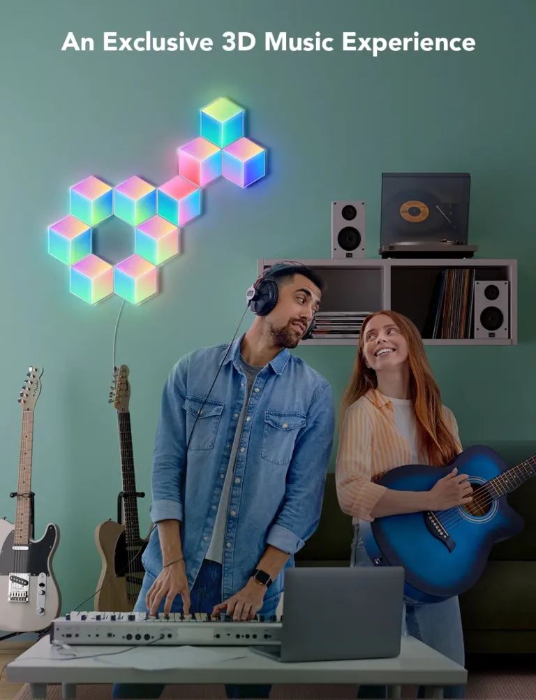 Đèn dán tường Govee Glide Hexa Pro LED Light Panels H6066 | AKIA