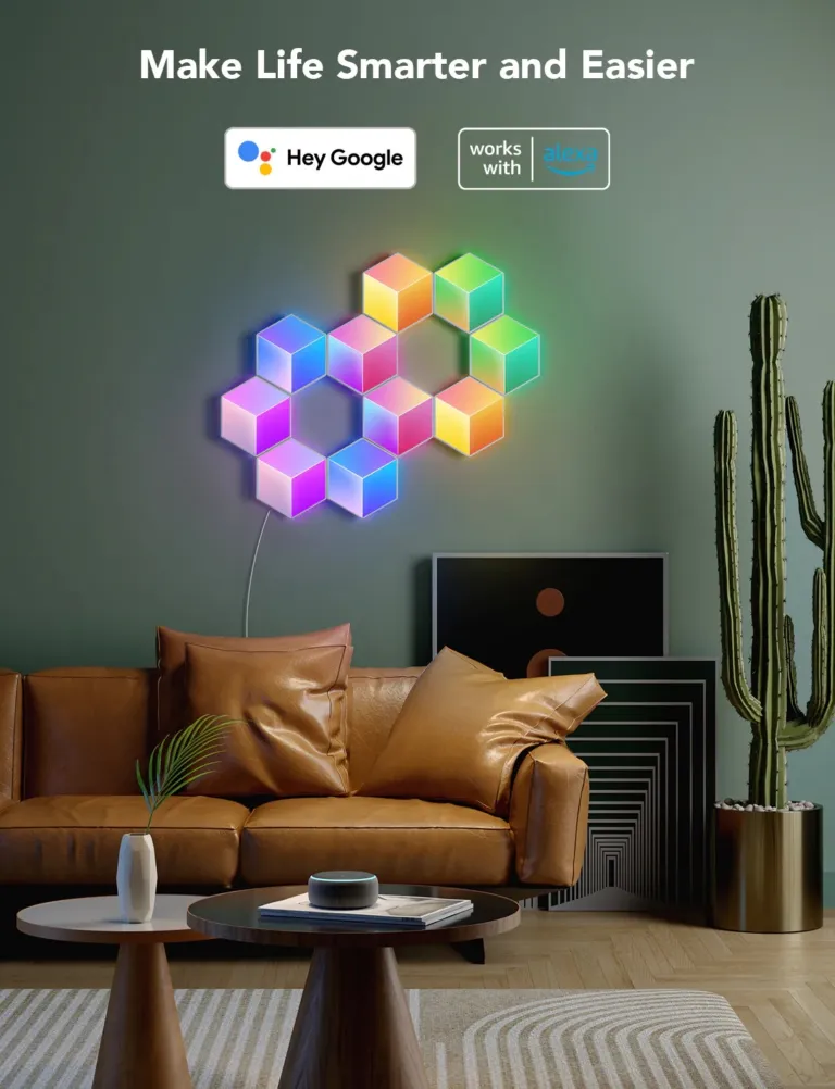 Đèn dán tường Govee Glide Hexa Pro LED Light Panels H6066 | AKIA