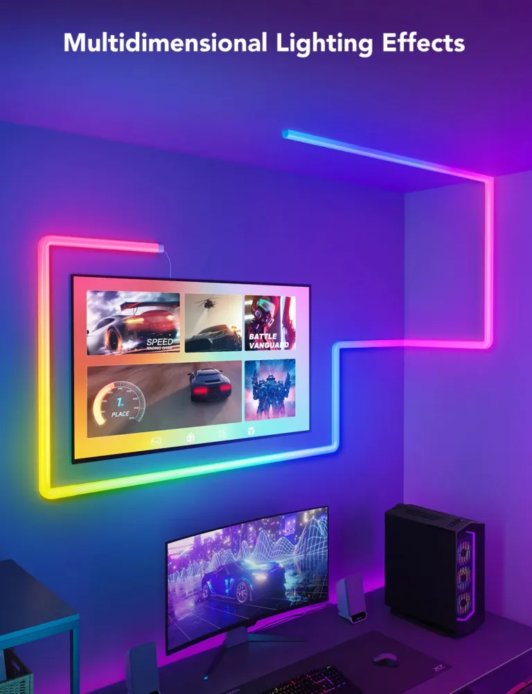 Đèn dán tường Govee Glide RGBIC 3D Wall Light H6062 - AKIA Smart Home