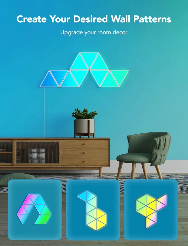 Đèn dán tường Govee Glide Tri-angle Light Panels H6067 - AKIA Smart Home