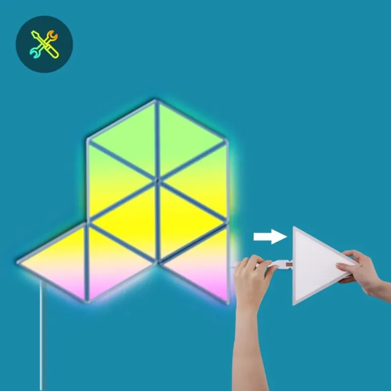 Đèn dán tường Govee Glide Tri-angle Light Panels H6067 - AKIA Smart Home