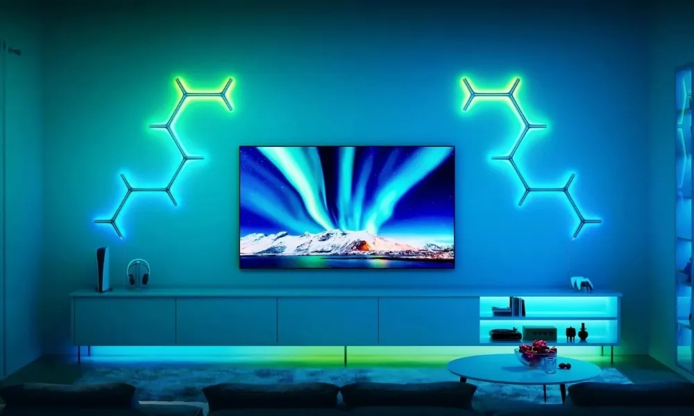 Đèn Dán Tường Trang Trí Govee Glide Rgbic Y Lights H6065 11 Đèn Dán Tường Trang Trí Govee Glide Rgbic Y Lights H6065 - Akia Smart Home