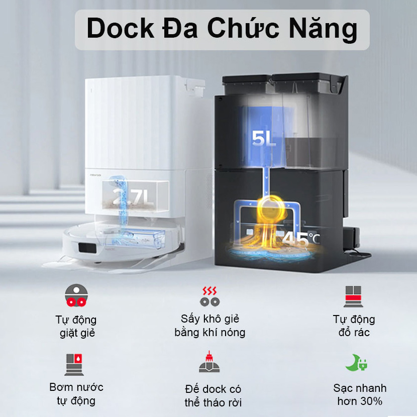 Robot Hút Bụi Lau Nhà Roborock Q Revo 20 Robot Hút Bụi Lau Nhà Roborock Qrevo
