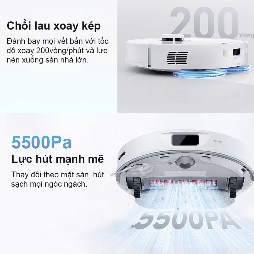 Robot Hút Bụi Lau Nhà Roborock Q Revo 21 Robot Hút Bụi Lau Nhà Roborock Qrevo