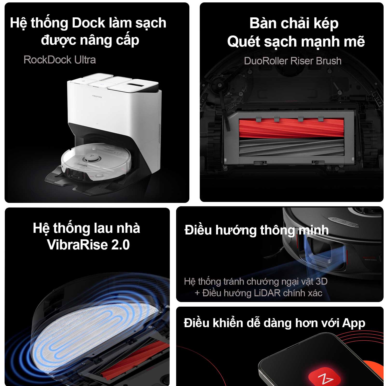 Robot Hút Bụi Lau Nhà Roborock S8 5 Robot Hút Bụi Lau Nhà Roborock S8