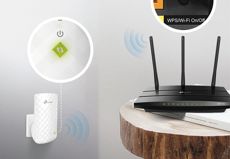 Bộ Kích Sóng Wifi Repeater Băng Tần Kép Ac750 Tp-Link Re200 Bộ Kích Sóng Wifi Repeater Băng Tần Kép Ac750 Tp-Link Re200