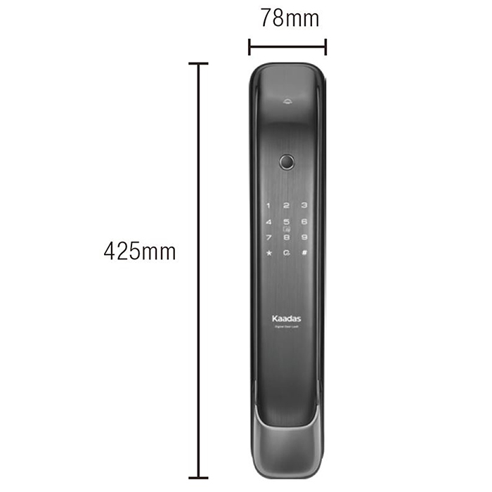 Top 5 Khóa Cửa Nhận Diện Khuôn Mặt Hot Nhất 2023 37 Khóa Cửa Điện Tử Thông Minh Kaadas K20-F Được Thiết Kế Đơn Giản, Tinh Tế