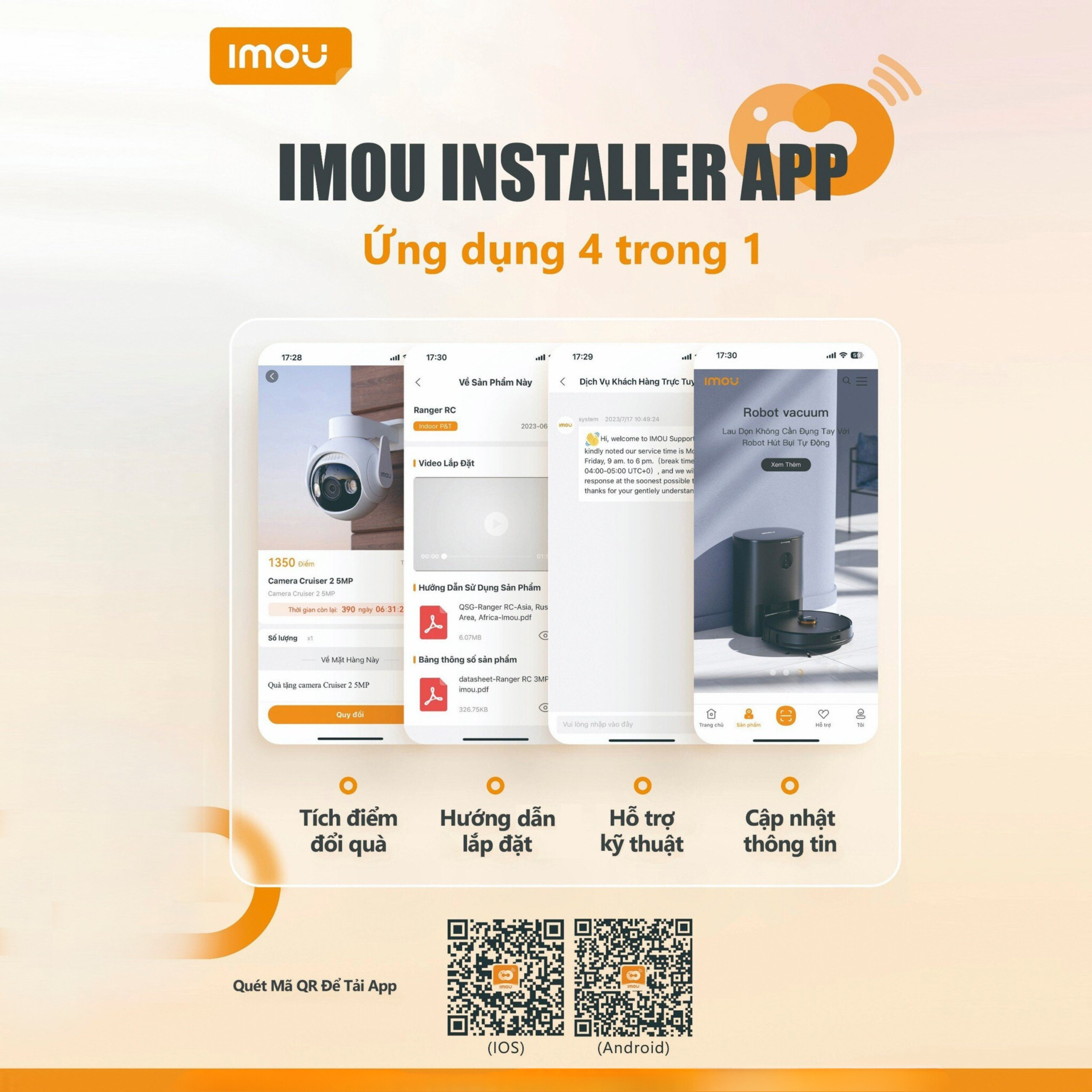 Imou Ra Mắt Ứng Dụng Imou Installer Ứng Dụng 4 Trong 1 - Hỗ Trợ Đắc Lực Cho Kỹ Thuật Lắp Đặt 4 Imou Ra Mắt Ứng Dụng Imou Installer Ứng Dụng 4 Trong 1