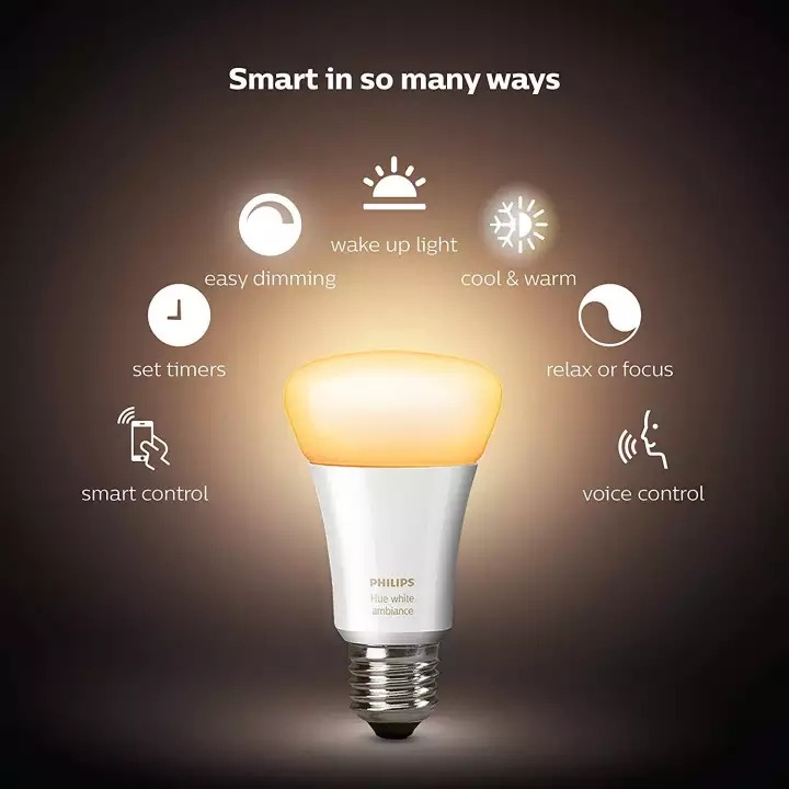 Bộ 3 Bóng Đèn Thông Minh Philips Hue 9W A60 E27 Bộ 3 Bóng Đèn Thông Minh Philips Hue 9W A60 E27