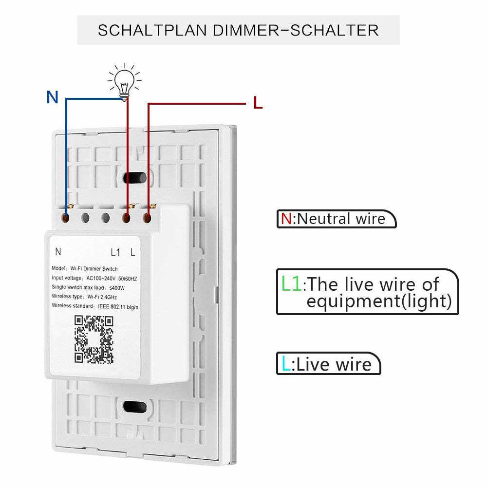 Công Tắc Tuya Wifi Dimmer 3 Nút - Kính Phẳng - Trắng 10 Công Tắc Tuya Wifi Dimmer 3 Nút - Kính Phẳng - Trắng