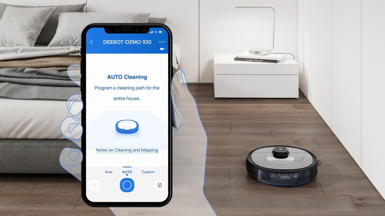 Robot Hút Bụi Lau Nhà Thông Minh Ecovacs Deebot Ozmo 920 Robot Hút Bụi Lau Nhà Thông Minh Ecovacs Deebot Ozmo 920