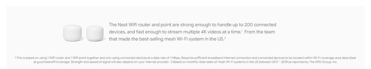Bộ Phát Mesh Wifi Google Nest Wifi Gen 2 (Router) 12 Bộ Phát Mesh Wifi Google Nest Wifi Gen 2 (Router)