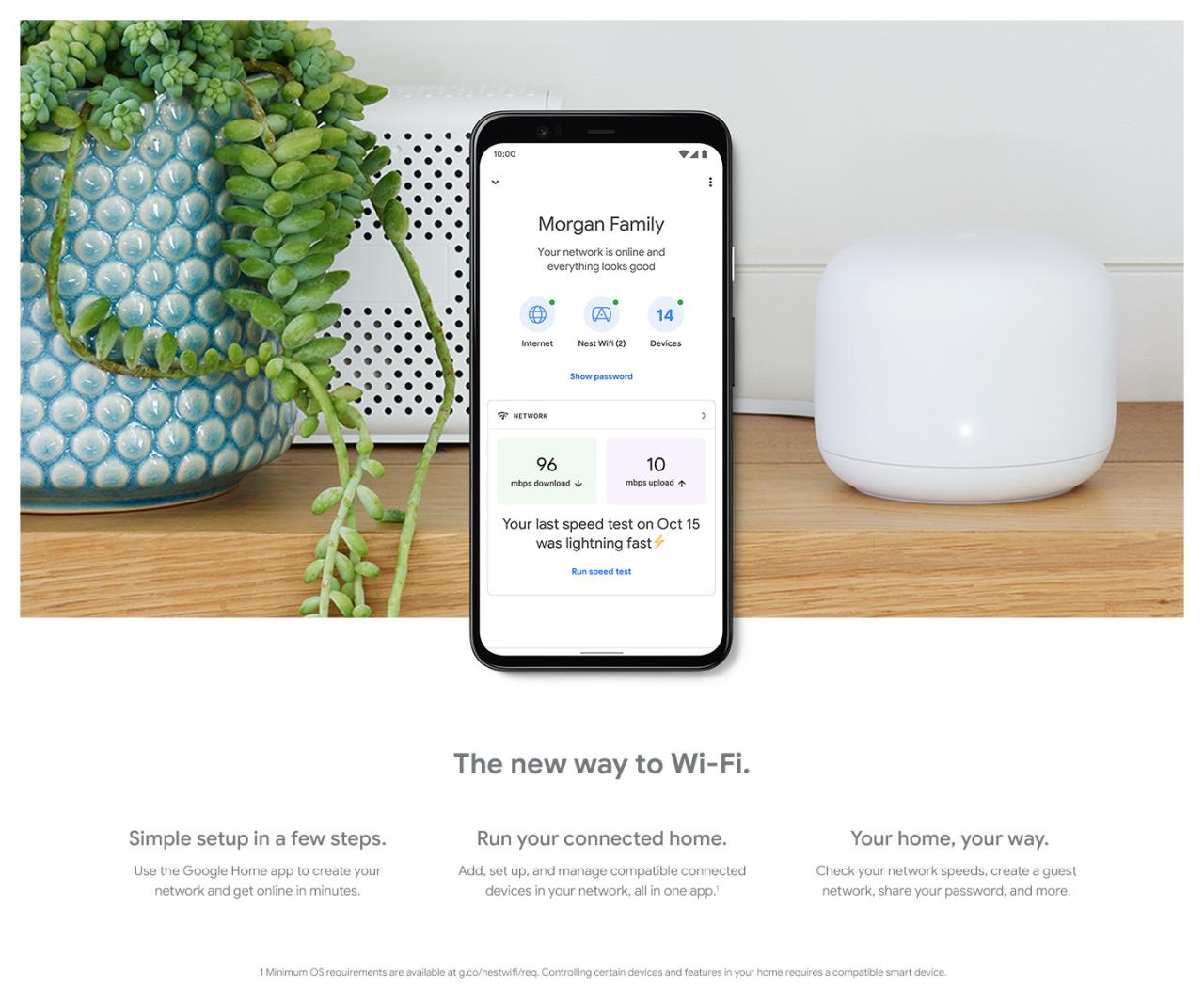 Bộ Phát Mesh Wifi Google Nest Wifi Gen 2 (Router) 14 Bộ Phát Mesh Wifi Google Nest Wifi Gen 2 (Router)