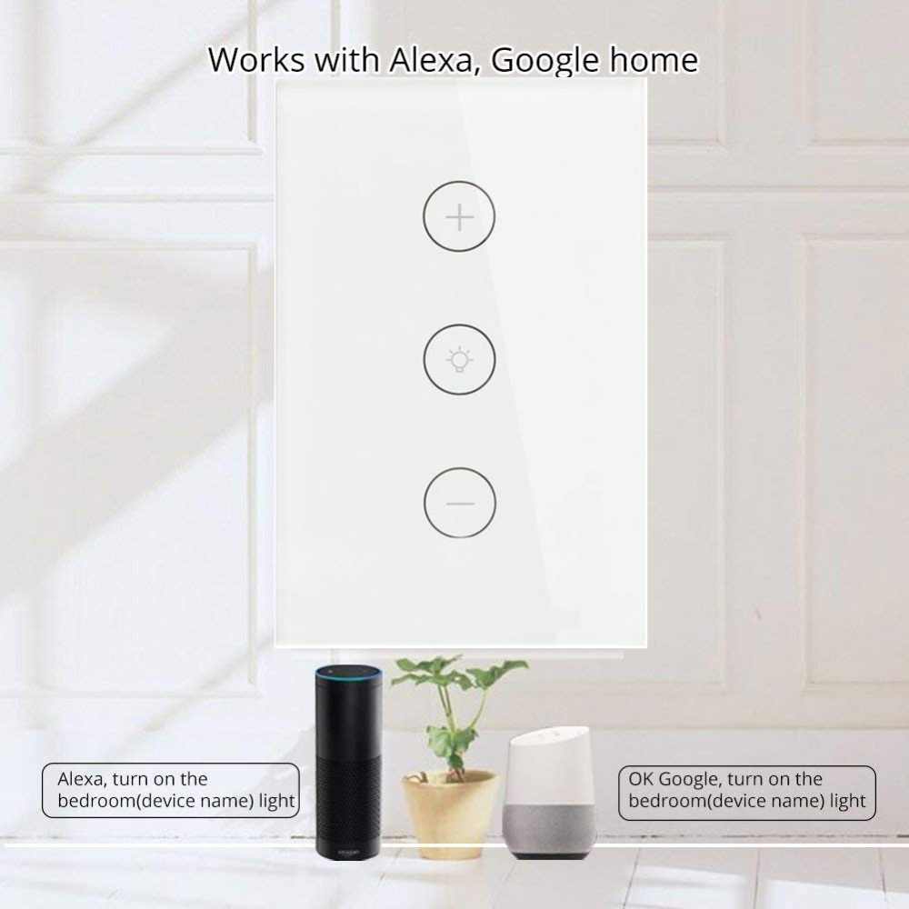 Công Tắc Tuya Wifi Dimmer 3 Nút - Kính Phẳng - Trắng 7 Công Tắc Tuya Wifi Dimmer 3 Nút - Kính Phẳng - Trắng
