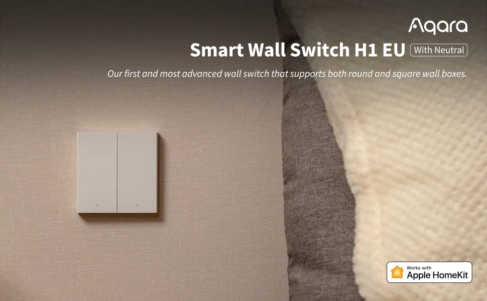 Công Tắc Thông Minh Aqara H1 Zigbee - Không Dây Nguội Công Tắc Thông Minh Aqara H1 Zigbee - Không Dây Nguội