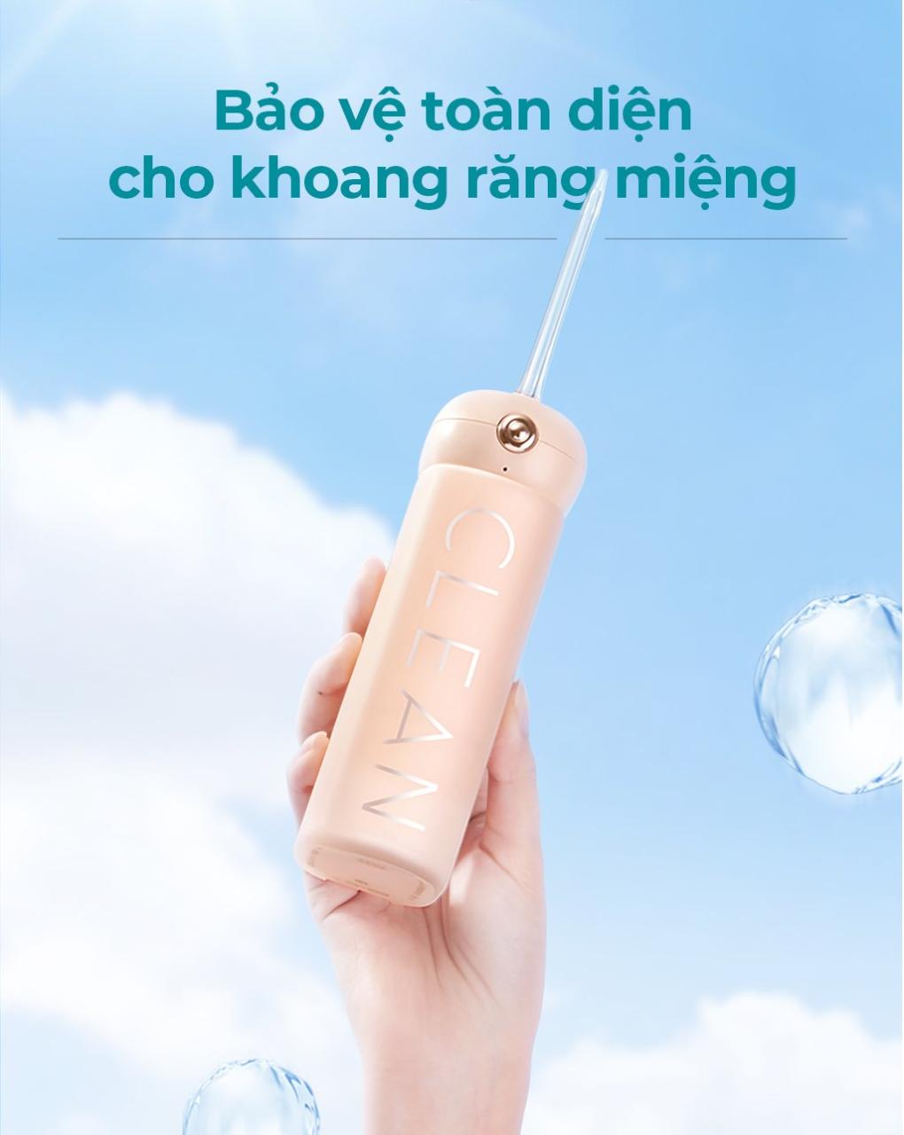 Máy Tăm Nước Sóng Siêu Âm Usmile Màu Green 30 Máy Tăm Nước Sóng Siêu Âm Usmile Màu Green