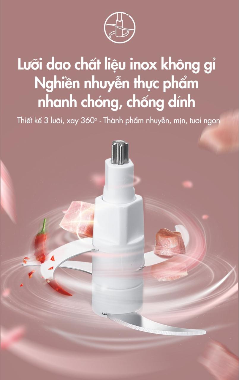 Máy Xay Thực Phẩm Đa Năng Bear Qsj-B03K2 Máy Xay Thực Phẩm Đa Năng Bear Qsj-B03K2