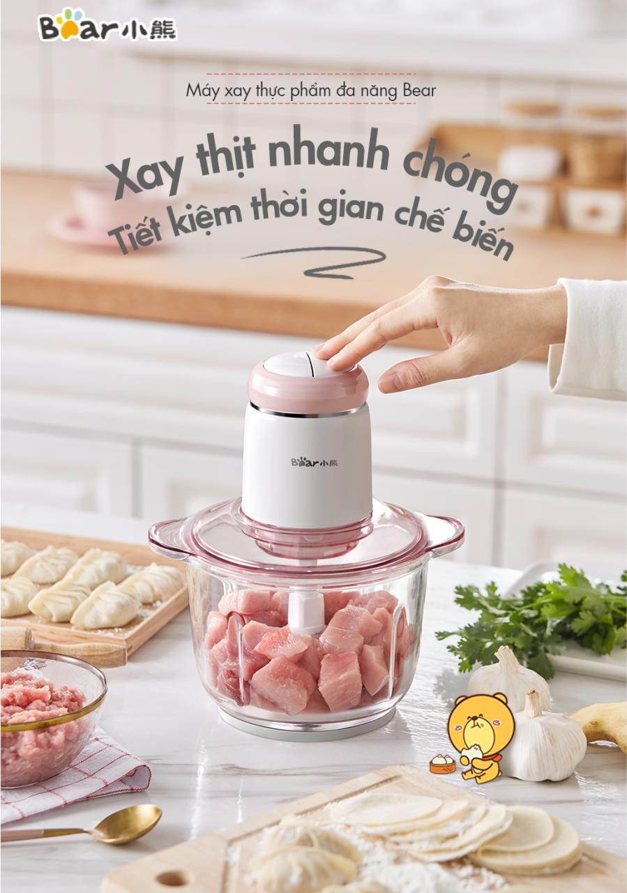 Máy Xay Thực Phẩm Đa Năng Bear Qsj-B03K2 Máy Xay Thực Phẩm Đa Năng Bear Qsj-B03K2