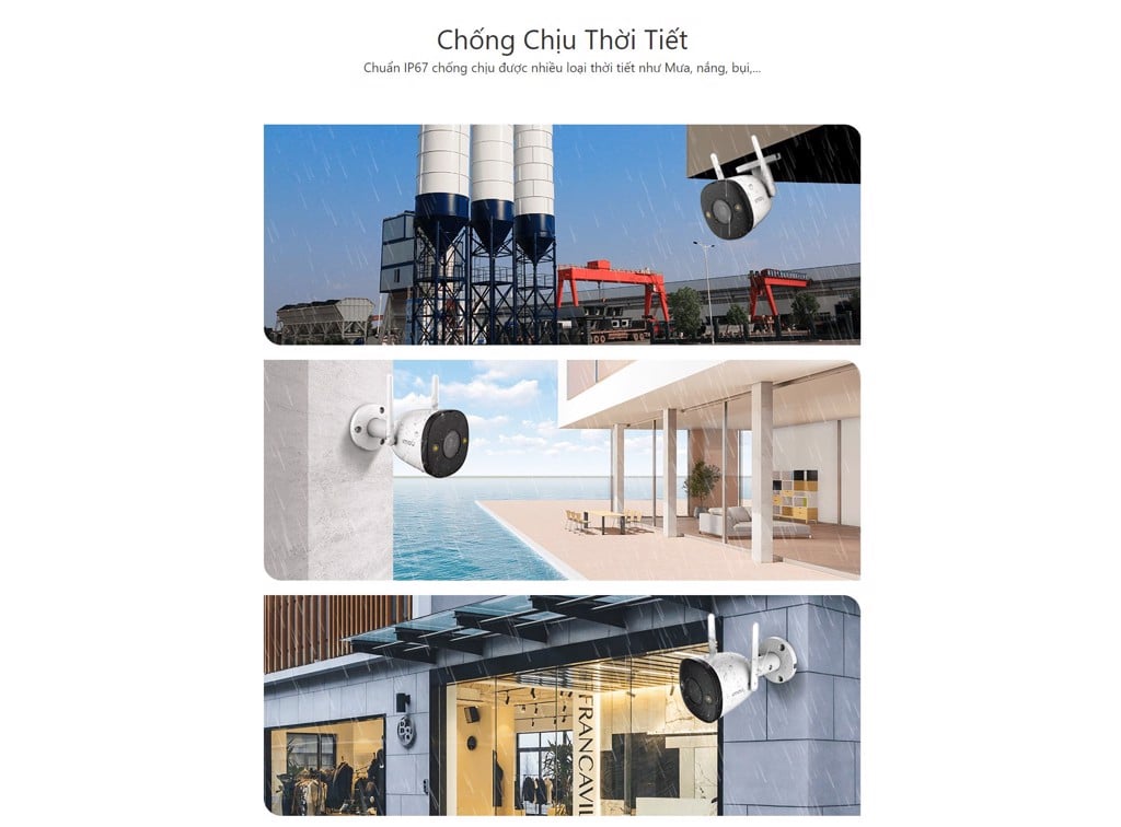 Camera Imou Ngoài Trời Bullet 2E 4Mp, Có Màu Ban Đêm Ipc-F42Fp 18 Camera Imou Ngoài Trời Bullet 2E 4Mp, Có Màu Ban Đêm Ipc-F42Fp