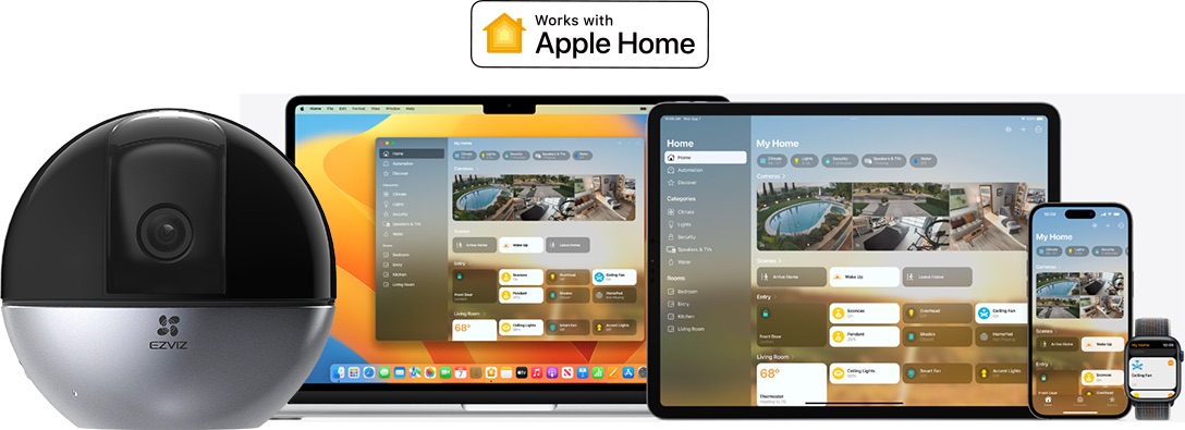 Camera Nhà Thông Minh Ezviz E6 3K Hỗ Trợ Homekit 10 Camera Nhà Thông Minh Ezviz E6 3K Hỗ Trợ Homekit - Akia Smart Home