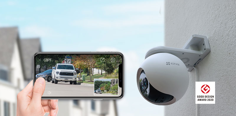 Camera Quay Quét Wifi Ezviz C8Pf Ống Kính Kép 1080P Camera Quay Quét Wifi Ezviz C8Pf Ống Kính Kép 1080P