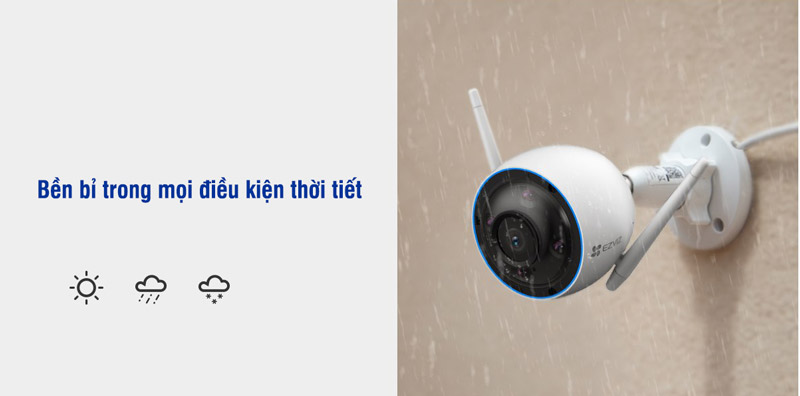 Camera Ngoài Trời Ezviz H3 Bản 3Mp Quay Phim 2K Camera Ngoài Trời Ezviz H3 Bản 3Mp Quay Phim 2K