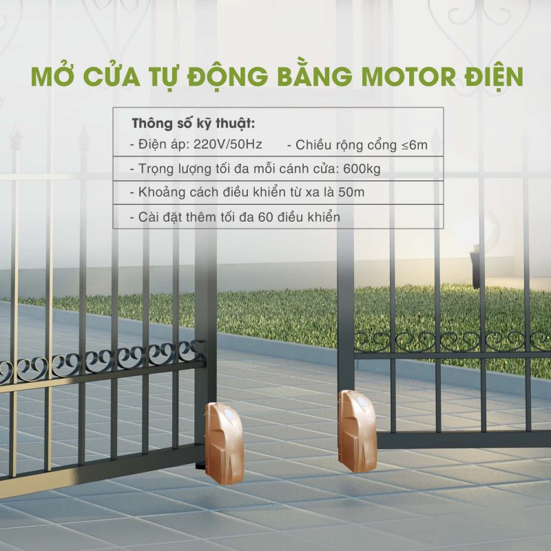 Top 20 Khóa Cửa Điều Khiển Từ Xa Bằng Điện Thoại, Remote 44 Cửa Mở Cổng Tự Động Từ Xa