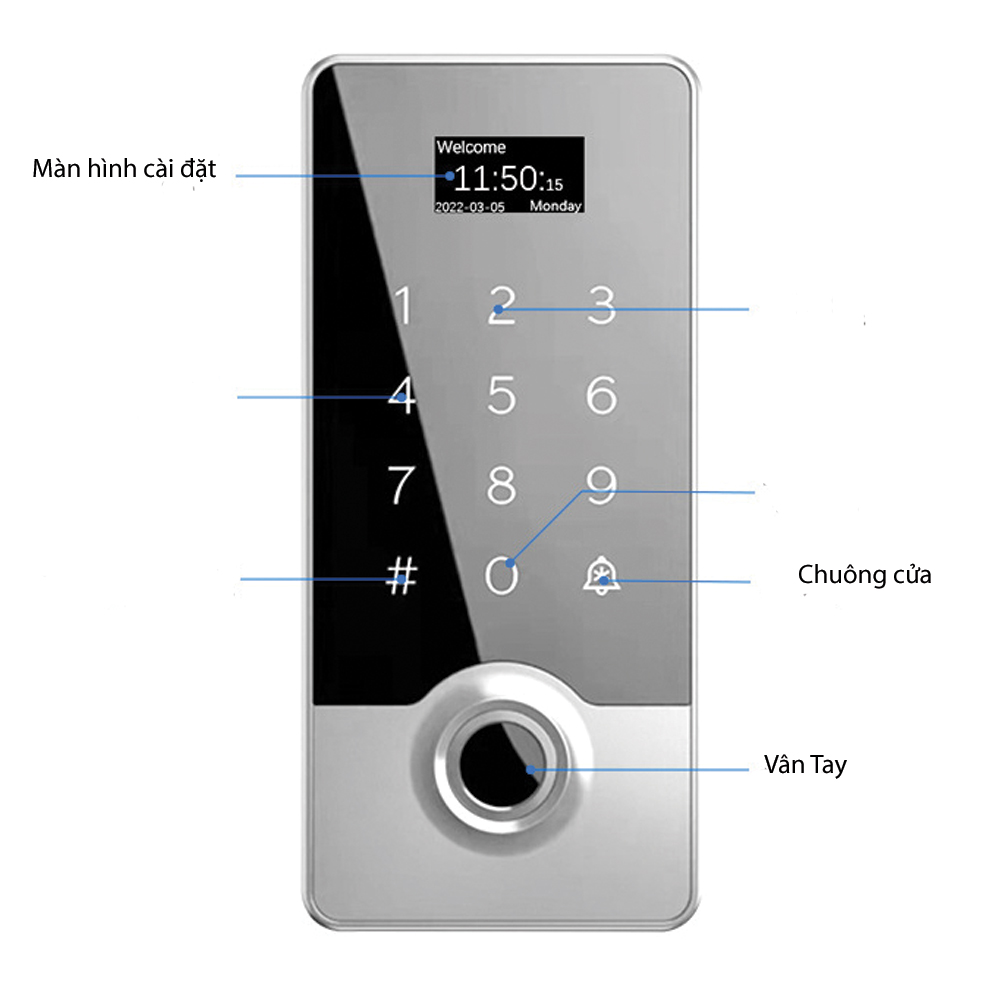 Top 20 Khóa Cửa Điều Khiển Từ Xa Bằng Điện Thoại, Remote 38 Khóa Cửa Vân Tay Kết Nối Điện Thoại Cho Cửa Cuốn Ab-40A Cung Cấp Nhiều Tính Năng Đa Dạng
