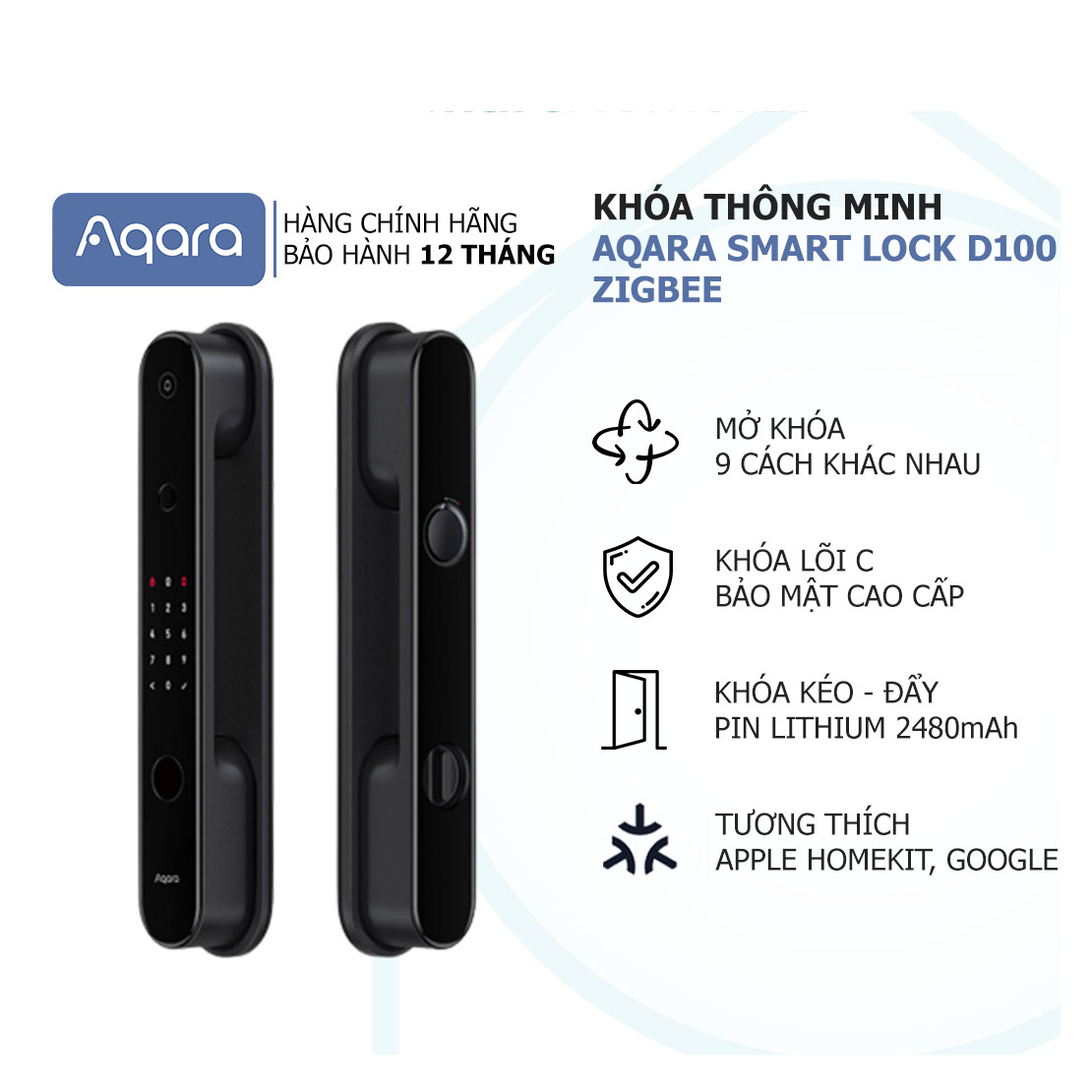 Top 20 Khóa Cửa Điều Khiển Từ Xa Bằng Điện Thoại, Remote 27 Khóa Cửa Thông Minh Aqara D100 Zigbee Chinh Phục Người Tiêu Dùng Bởi Những Tính Năng Ưu Việt, Hỗ Trợ Cuộc Sống An Toàn Và Dễ Dàng Hơn
