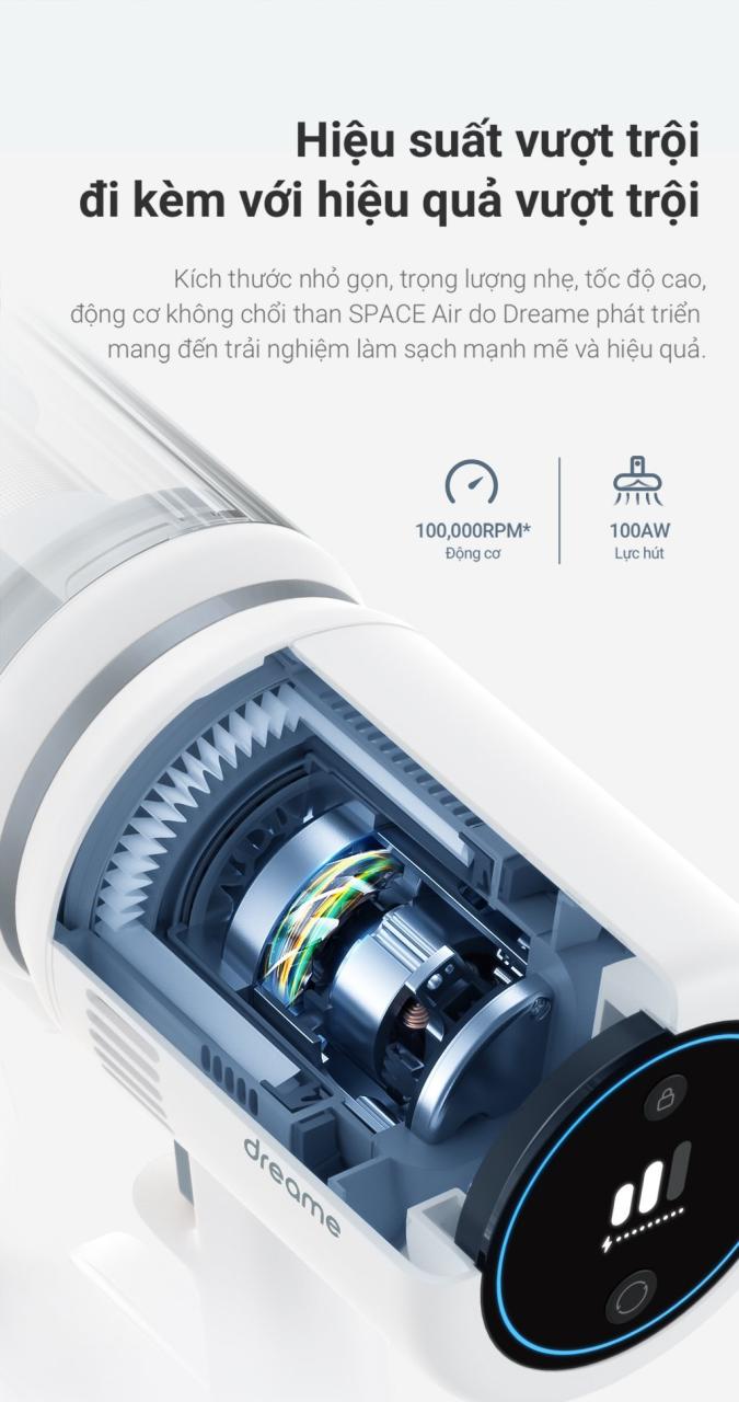 Máy Hút Bụi Cầm Tay Dreame P10 9 Máy Hút Bụi Cầm Tay Dreame P10