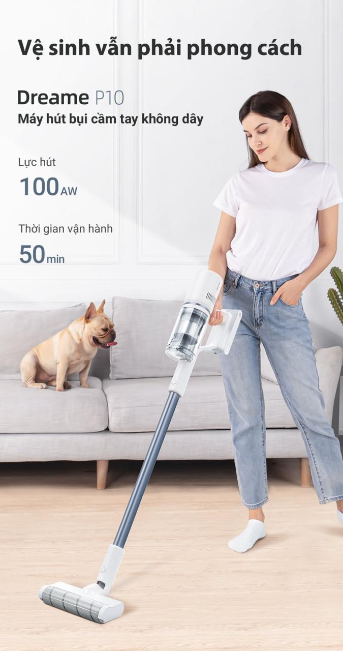 Máy Hút Bụi Cầm Tay Dreame P10 8 Máy Hút Bụi Cầm Tay Dreame P10