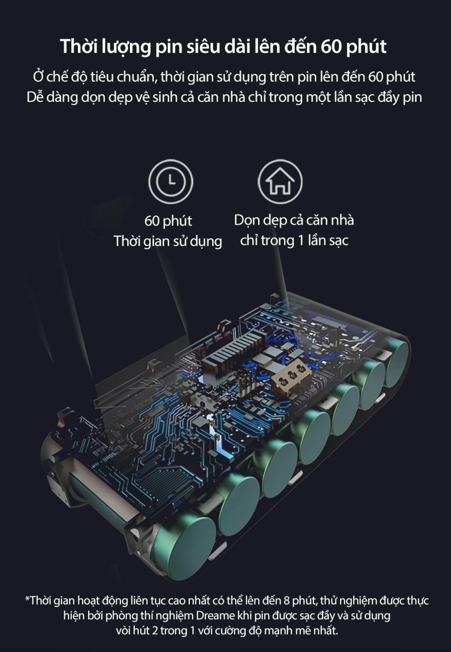 Máy Hút Bụi Cầm Tay Xiaomi Dreame V9 8 Máy Hút Bụi Cầm Tay Xiaomi Dreame V9
