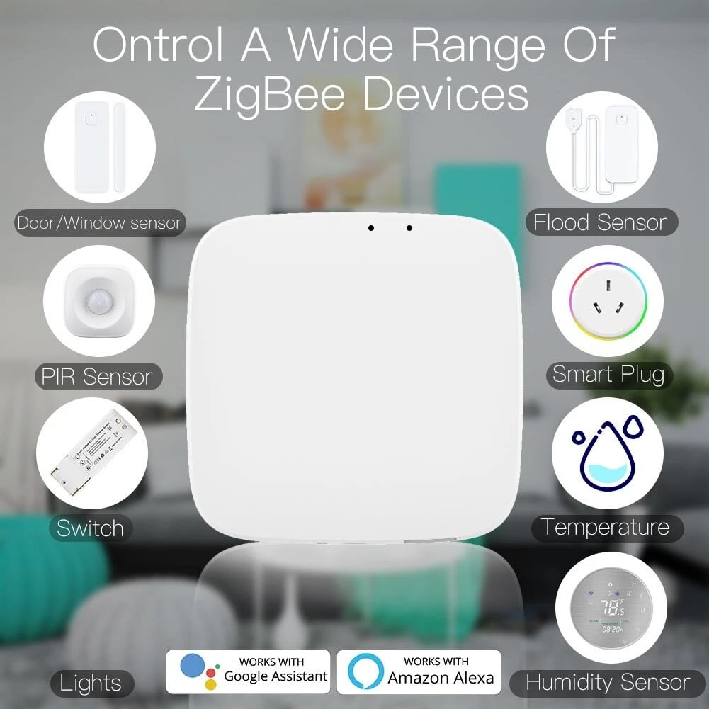 Điều Khiển Trung Tâm Tuya Zigbee Tương Thích Apple Homekit - Hub Tuya Bản Zigbee 3.0, Cổng Lan Rj45 Điều Khiển Trung Tâm Tuya Zigbee Tương Thích Apple Homekit - Hub Tuya Bản Zigbee 3.0, Cổng Lan Rj45