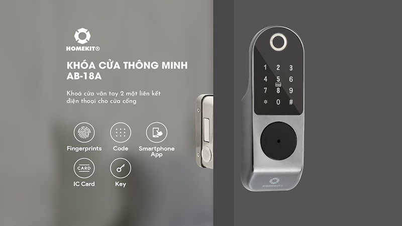 Top 12 Mẫu Khóa Cửa Cổng Thông Minh Chống Nước Ngoài Trời 32 Khóa Cổng Thông Minh 2 Chiều Ab-18A Điều Khiển Từ Xa Qua Ứng Dụng Điện Thoại